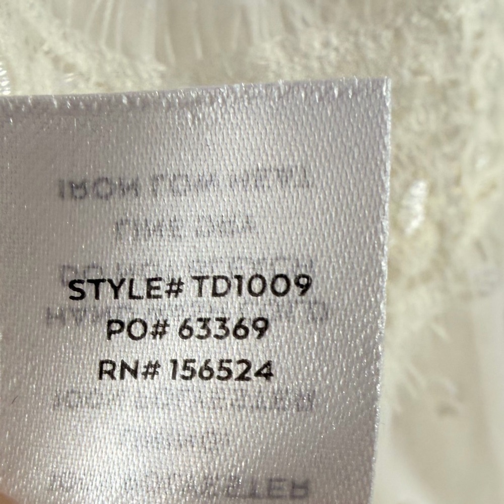 NWT Lulu's Wistful Moments Long Sleeve Mini Dress in Cream Size Large - Picture 6 of 7